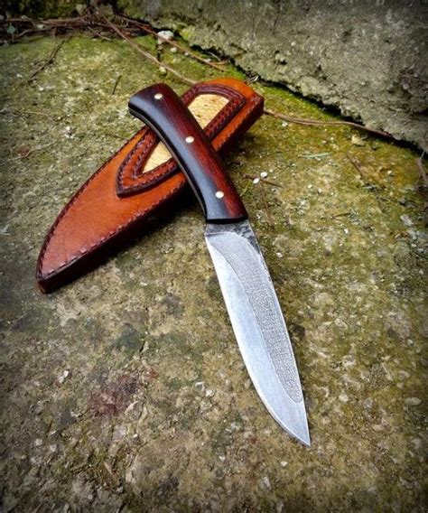 For Sale Handforged knife | Knife, Leather sheath, Bushcraft