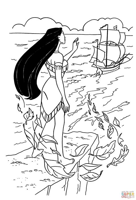 Pocahontas Disney 6 Coloriage Pocahontas Coloriages Pour Enfants ...