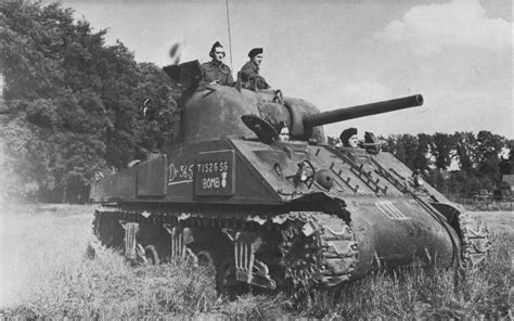 Canadian M4 Sherman tank 'Bomb', June 1945. [708x443] : r/TankPorn