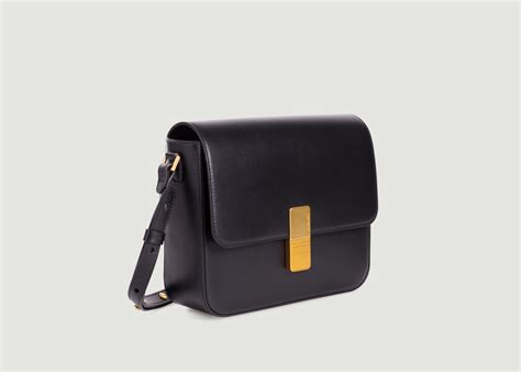 Sac Monceau Gold Edition cuir box Noir Ateliers Auguste | L’Exception