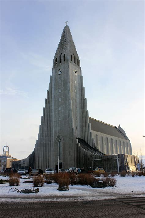 HD wallpaper: Church, Iceland, Snow, Winter, sky, travel, blue, landscape | Wallpaper Flare