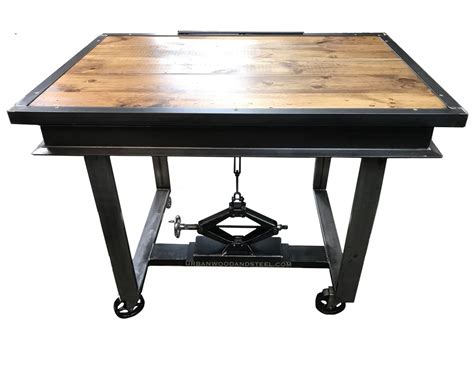 Industrial Adjustable Drafting Table - Etsy