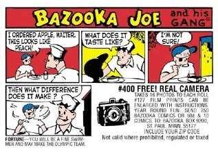 Bazooka Joe : The Two-Way : NPR