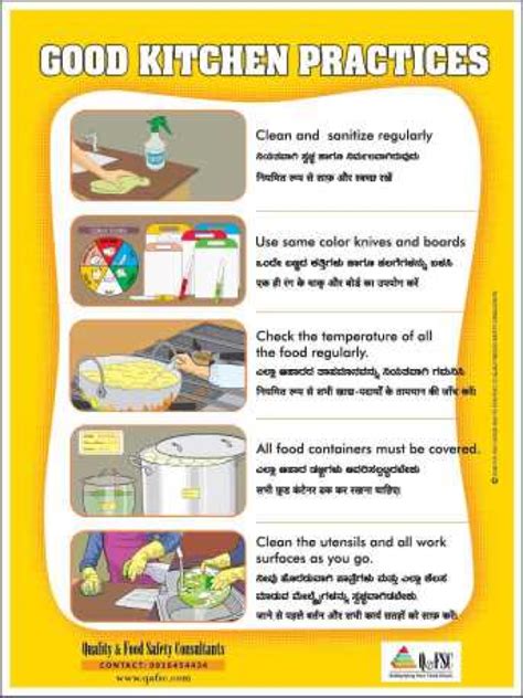 Good Kitchen Practices Poster - Food Safety Works