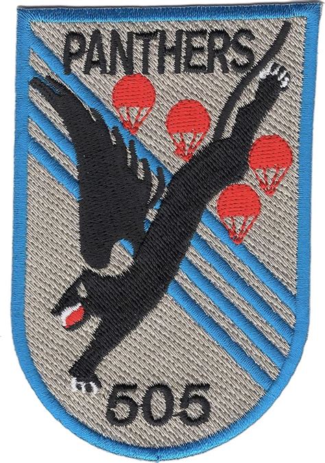 Amazon.com: 505th Airborne Infantry Regiment Patch Panthers: Clothing