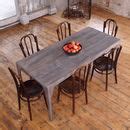 The Iron Industrial Style Contemporary Dining Table By Cosy Wood ...