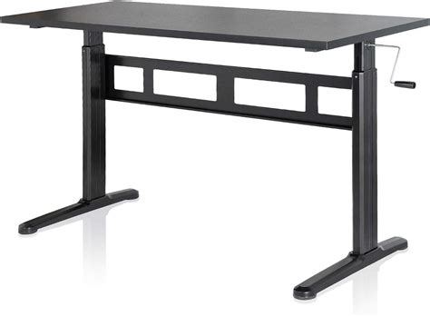 EleTab Manual Height Adjustable Standing Desk with 55 x 24 inches ...