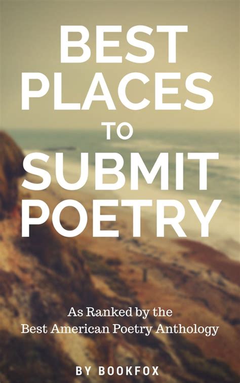 100+ Best Places to Submit Poetry: A Ranking of Literary Magazines ...