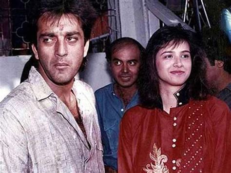 Sanjay Dutt with his first wife Richa Sharma Media