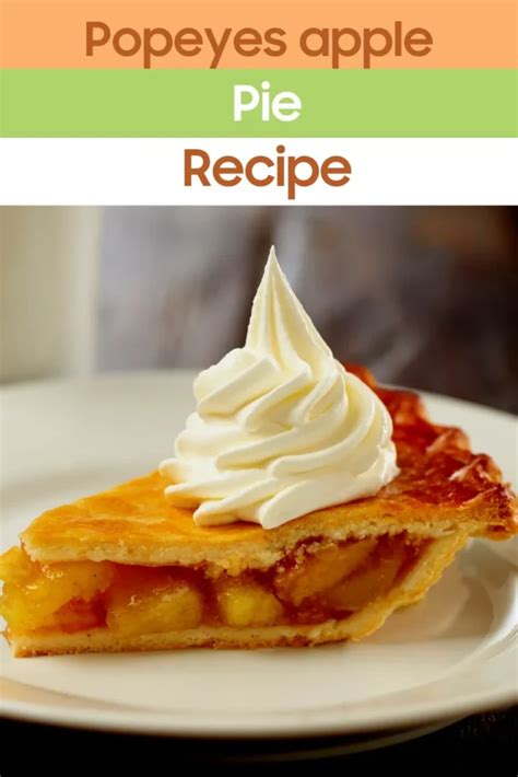 Popeyes Apple Pie Recipe - Easy Kitchen Guide