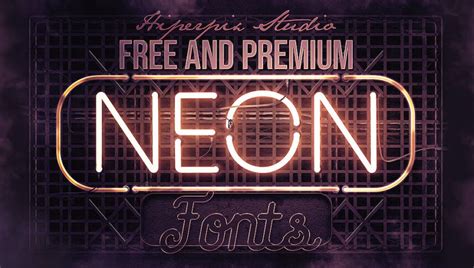 Best Fonts For Neon Signs
