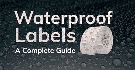 Waterproof Labels - Carlton Technologies