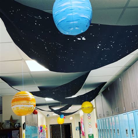 Outer Space Classroom Transformation | Tema espacial, Decoración de ...