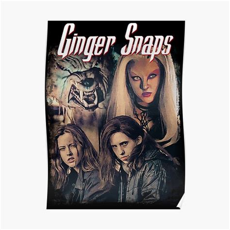 "Ginger Snaps" Poster for Sale by HellmouthHorror | Redbubble