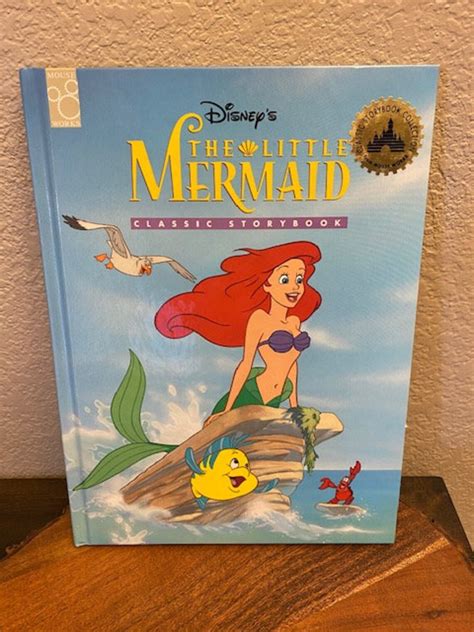 Walt Disney The little Mermaid Classic Storybook | Etsy