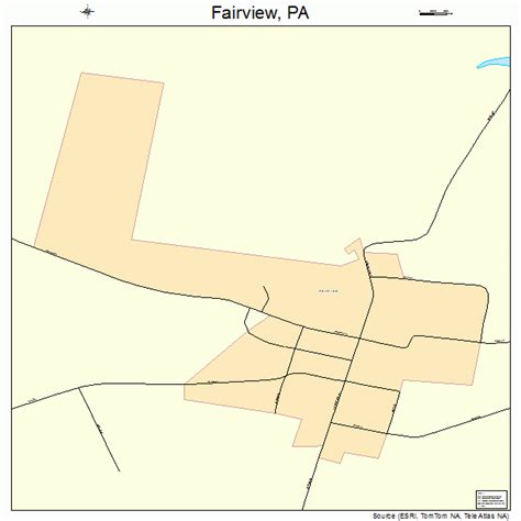 Fairview Pennsylvania Street Map 4224832