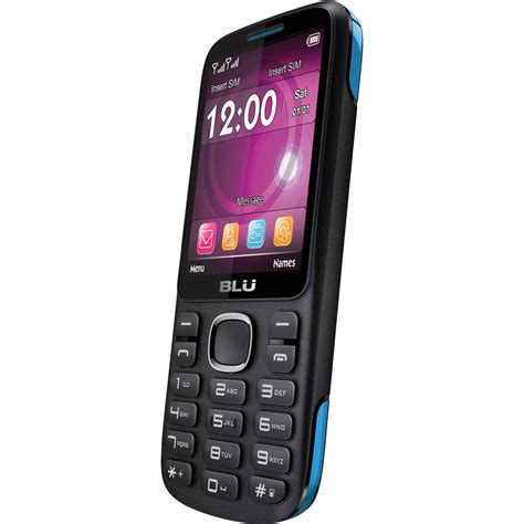 BLU Jenny TV 2.8 T276T Feature Phone T276T-BLK/BLUE B&H Photo