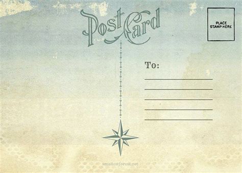 Back Of Postcard Template Awesome 4 Best Of Postcard Back Design ...