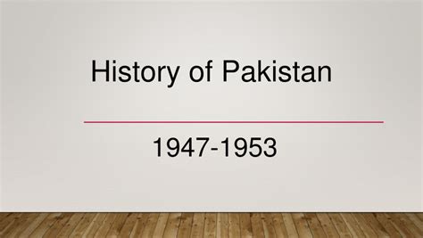 (PDF) History of Pakistan