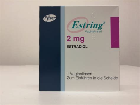 BUY Estring Vaginal Ring-DE - Estradiol 2mg by Pfizer at the best price available.