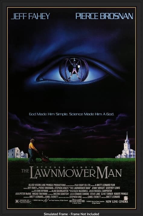 The Lawnmower Man (1992) Original One Sheet Movie Poster - Original ...