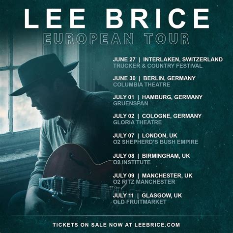 Lee brice concert schedule - kaserkt