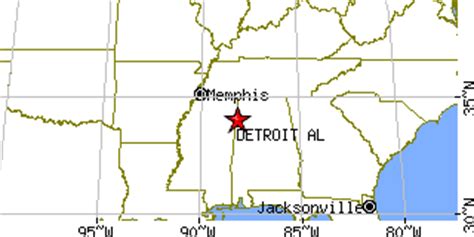 Detroit, Alabama (AL) ~ population data, races, housing & economy