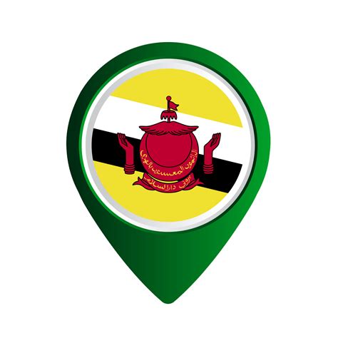 Brunei flag country 16392078 PNG