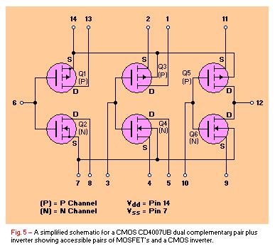 Cd4007 Mosfet Circuit Diagram