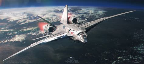 Captain Marvel Quadjet Concept Development (Slick Fusealage) by Joshua ...