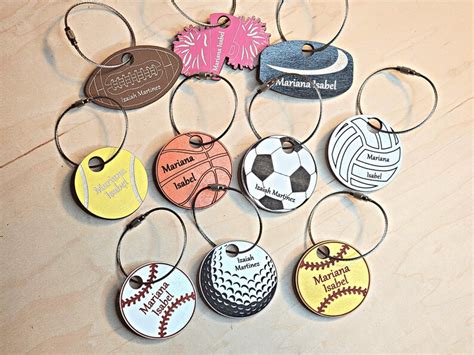 Personalized Sports Bag Tags Backpack Name Tag Lunch Box - Etsy