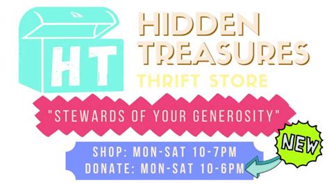 Hidden Treasures Thrift Store in 2022 | Hidden treasures, Thrifting ...