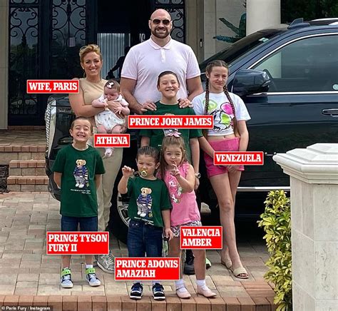 Tyson Fury and wife Paris pose in beaming family snaps in Florida | Daily Mail Online