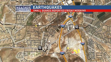 Hold on tight! Series of 90 earthquakes shake south Reno and nearby ...