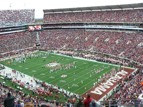 Alabama Crimson Tide stadium, American football, stadium, crowds HD ...