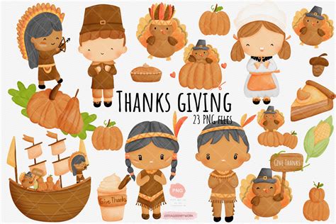 Whimsical Thanksgiving Cartoon Concept. Graphic by zepiaizee · Creative ...