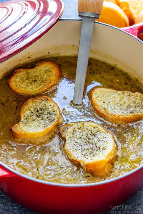 French Onion Soup Recipe - Happy Foods Tube