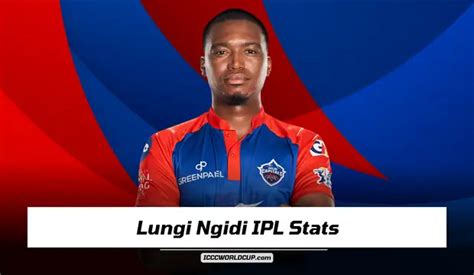 Lungi Ngidi IPL Stats 2024, Price, Age, Wickets, Debut, Team, Salary - ICC Cricket World Cup