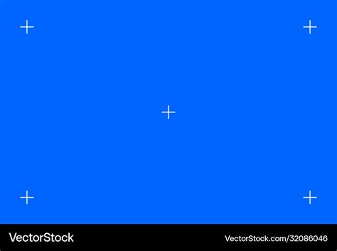 Blue screen chroma key background Royalty Free Vector Image