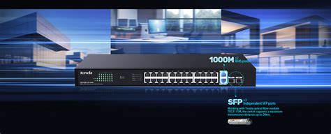 TEG1128P-24-410W 26GE+2SFP Ethernet Switch With 24-Port PoE_Tenda-All For Better NetWorking