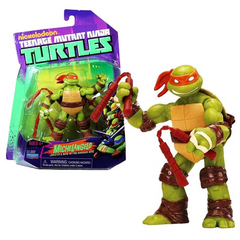 Buy Playmates Year 2012 Nickelodeon Teenage Mutant Ninja Turtles 4 Inch Tall Action Figure ...