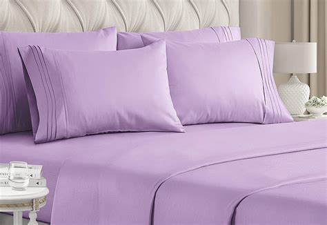 CALIFORNIA KING SIZE Sheet Set - 6 Piece Set - Hotel Luxury Bed Sheets - Extra S - $72.81 | PicClick