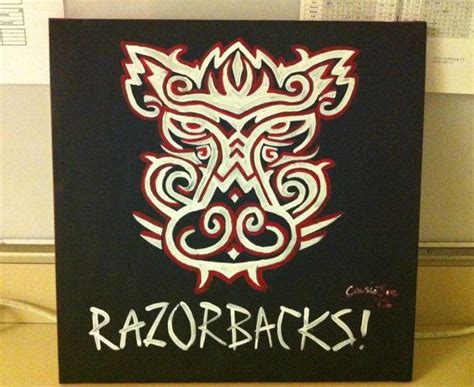 This item is unavailable | Etsy | Razorback painting, Kids nursery art ...