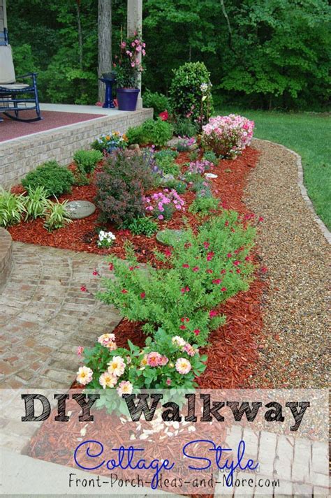 DIY Walkway Idea: Pea Gravel for a Cottage Style Home