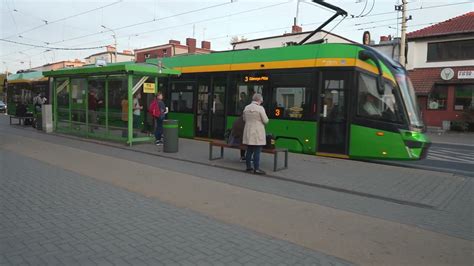 Poland, Poznań, tram 3 ride from Żniwna to Rynek Łazarski - YouTube