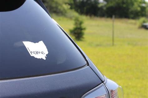 Ohio Car Decal https://www.etsy.com/listing/190346852/home-state-car ...