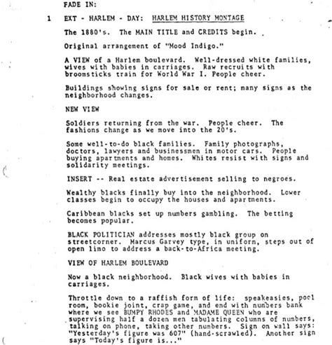 Page One: “The Cotton Club” (1984) - Go Into The Story