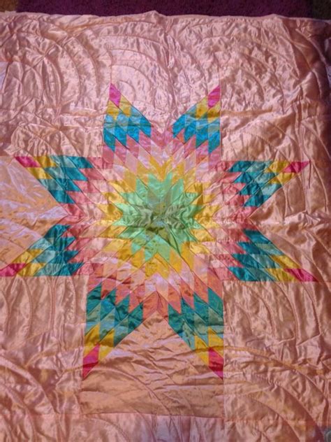 My Daughter's Beautiful Native American Star Quilt Handmade By Great Grandma For Her Birth ...