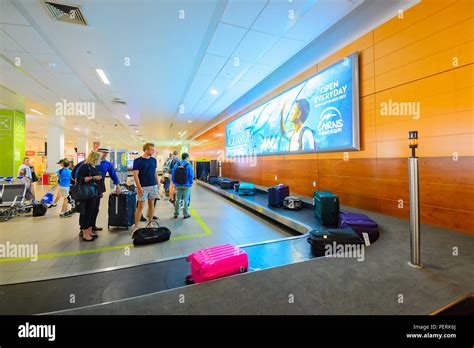 Baggage carousel at Cairns airport, Arrivals Terminal, Far North ...