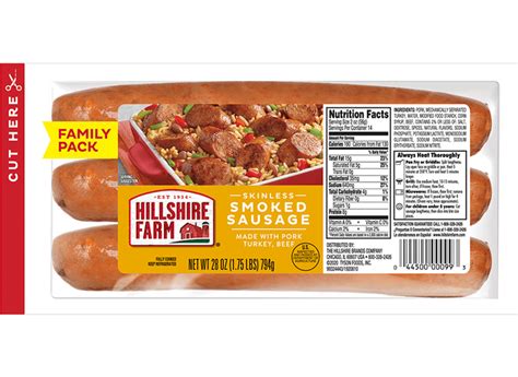 Skinless Smoked Sausage | Hillshire Farm® Brand